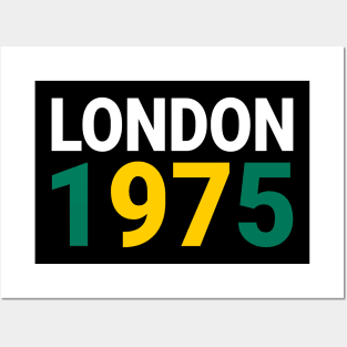 London 1975 Posters and Art